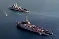 TCD Ouragan y el HMS Intrepid
