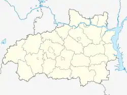 Pálej ubicada en Óblast de Ivánovo