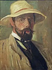 Fritz Overbeck autorretrato