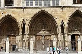 Pórtico occidental, catedral de León.