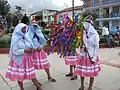 Danza payacuna en honor al niño Jesús.