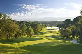 Panorámica del PGA Golf de Catalunya, en Caldas