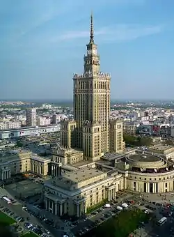Palacio de la Cultura y la Ciencia, Varsovia, Polonia.