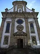 Fachada del  convento franciscano de Paderborn (1671)