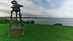 Escultura Paisaje germinador de Miguel Ángel Lombardía Canga.