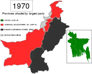 Elecciones generales de Pakistán de 1970