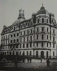 Bolívar y Avenida de Mayo, año 1900.