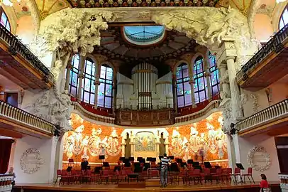 Palacio de la Música Catalana, Patrimonio de la Humanidad por la Unesco desde 1997