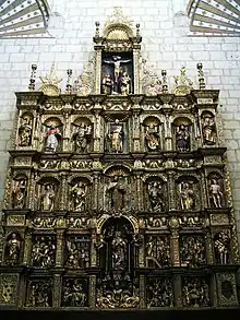 Retablo mayor de la iglesia del convento de San Pablo de Palencia.