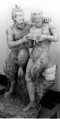 Pan y Dafnis de Heliodorus (c. 100 a.C.).