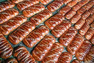 Pan de fiesta en Totolac, en el estado de Tlaxcala, en México.