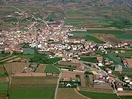 Vista aérea de la localidad