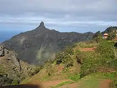 Panorámica del Roque de Taborno, desde Las Carboneras.