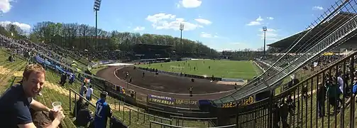 Vista panorámica desde el bloque E (abril de 2015)