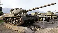 Panzer 61 en el Museo de Tanques de Thun, Suiza