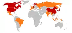 Principales países productores de papel y cartón