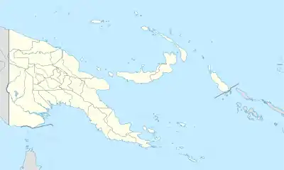 Localización del archipiélago de las islas de Entrecasteaux en (mapa de Papúa Nueva Guinea: el archipiélago forma parte de la provincia de Milne Bay)