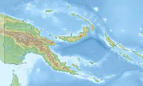 Woodlark ubicada en Papúa Nueva Guinea