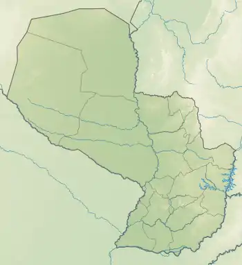 Parque nacional Vapor Cué ubicada en Paraguay