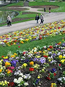 Composiciones florales, Parc floral de Paris.