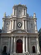 Fachada de "San Luis de los jesuitas", la iglesia de la Casa Profesa de París.