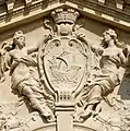 Escudo de París, detalle de la fachada del Petit Palais (París).