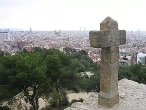 Vista de Barcelona desde el Calvario