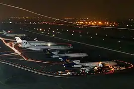 Aerolíneas estacionadas en el Aeropuerto Mehrabad