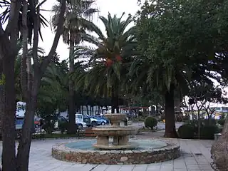 Fuente del Parque de Cuatro Vientos.