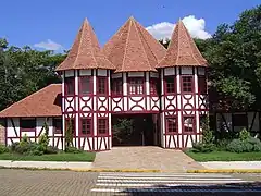 Casa alemana en el estado de Río Grande del Sur.