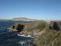 parte posterior de la Bufadora con vista a Playa La Ensenadita