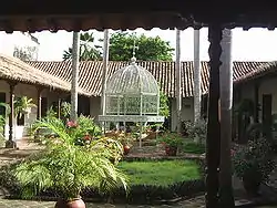 Interior de la residencia Peñas Alvarado, casa colonial, patrimonio de la humandidad, Hoy Casa de la Cultura.