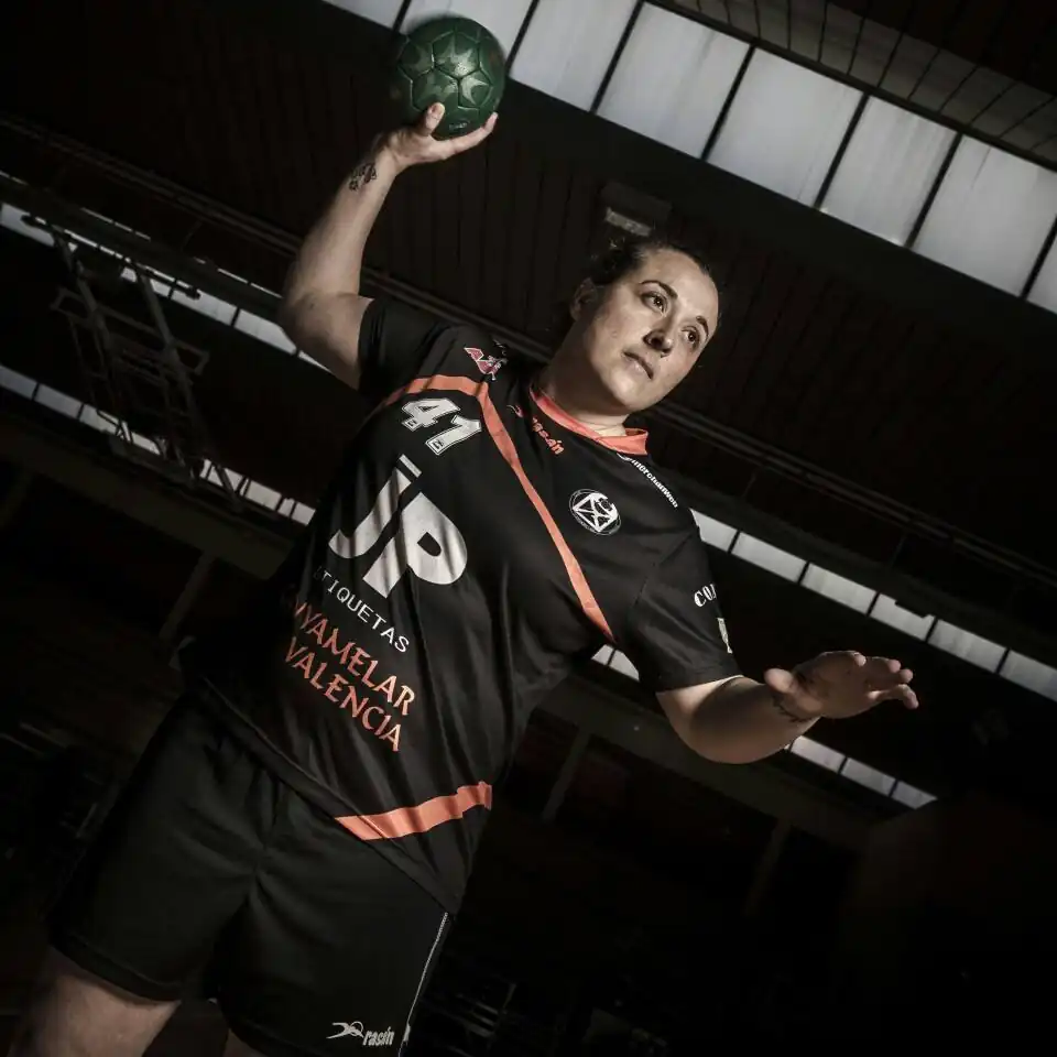 Patricia Alonso with Handball Canyamelar Valencia