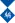Icône du bouclier bleu apposé sur un immeuble classé de la Région wallonne