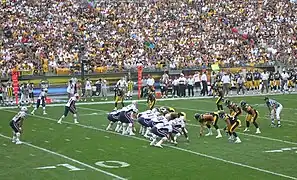 Partido de fútbol americano de la National Football League.