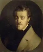 Paul Gachet por Ambroise Detrez (1850-1852)