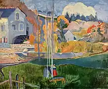 Molino de Agua en Pont-Aven (1894)