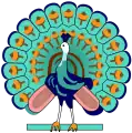 Desde aprox. 1300 hasta 1948 (este diseño del pavo se vio por primera vez con la dinastía Konbaung hacia 1752)