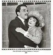 Con Marjorie Rambeau en la obra Sadie Love (1915)