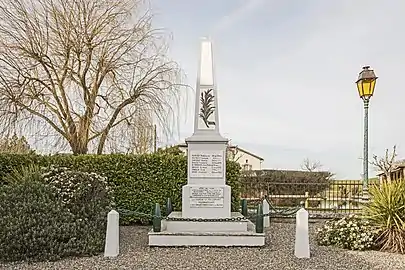 El monumento de la guerra.