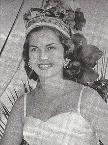 Miss Mundo 1958Penelope Coelen Sudáfrica.