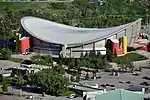 Un techo de silla de montar paraboloide hiperbólico: el Scotiabank Saddledome en Calgary, 1983