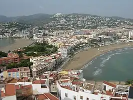 Vista parcial de Peñíscola.