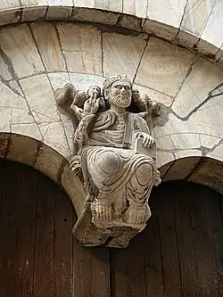 Portal del monasterio de Sant Joan el Vell de Perpiñán