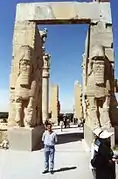 Puerta de todas las naciones del palacio de Persépolis.