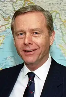 Gobernador y exsenador Pete Wilson de California