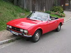 Peugeot 504 cabriolet.