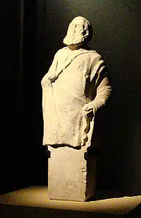 Escultura de un hombre viejo (siglo II a. C.)