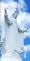 Monumento a la Virgen de la Merced, patrona de Piñas. Se encuentra en San Jacinto, cerca de La Piedra, mirador de la ciudad.