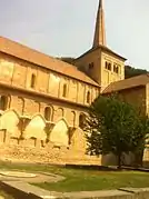 Iglesia en la abadía de Romainmôtier.